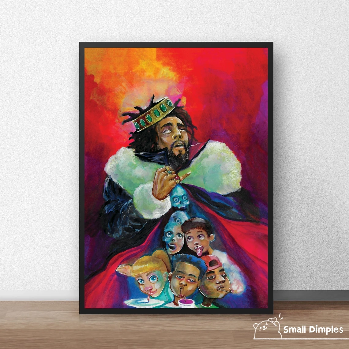 

J Cole Kod Music Album Poster Canvas Art Print Home Decoration Wall Painting ( No Frame )