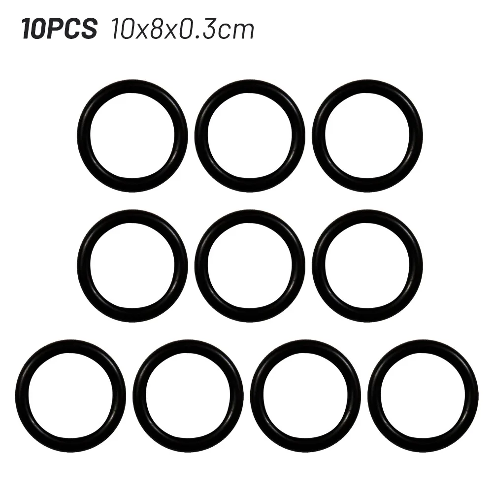 10pcs O-Ring 10x 8x 0.3cm Karcher Lance Hose Nozzle Spare O-Ring Seal 28809900  K2 K3 K4 K5 K6 K7 Rubber O-Ring Pressure Washers