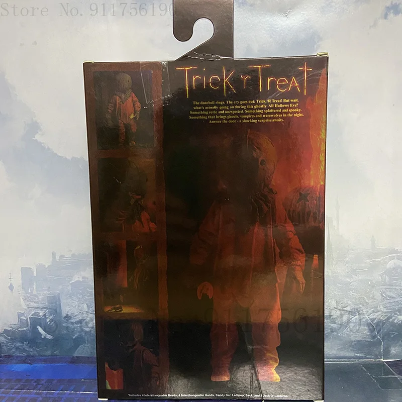 Klassischer Film Film Trick R Treat Actionfigur NECA Figur Trick R Treat Actionfigur Modell Leuchtendes Kürbisspielzeug Halloween Geschenk – Detail 2