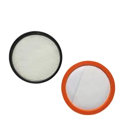 For Vax 90 HEPA Filter Set Front Motor Replacement Kit Washable Round Cotton Filter Elements Vacuum Cleaner 2Pcs