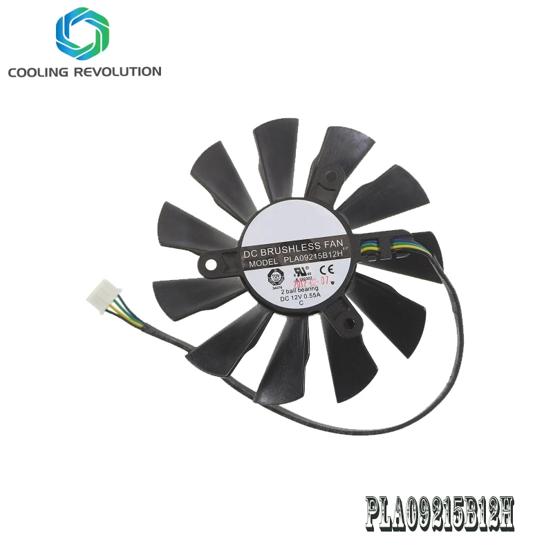 4PIN PLA09215B12H 85mm VGA Fan Cooling Fan For MSI R6770 N550GTX-Ti/ N650/ R7 250/N450 Graphics Card