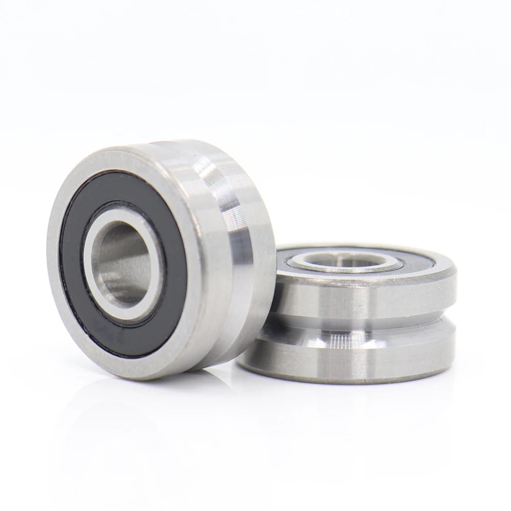 

V082411 ( 2PCS ) V Groove Sealed Ball Bearing 8*24*11 mm Pulley Wheel Bearings V3/1.5 Guide Track Rlooer Bearing