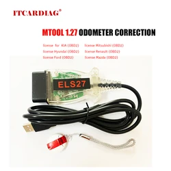 MTool Lite 1.27 Version Mileage Programmer Work to Adjust the Mileage Change of Cars Via OBD for KIA Hyundai Ford Mazda