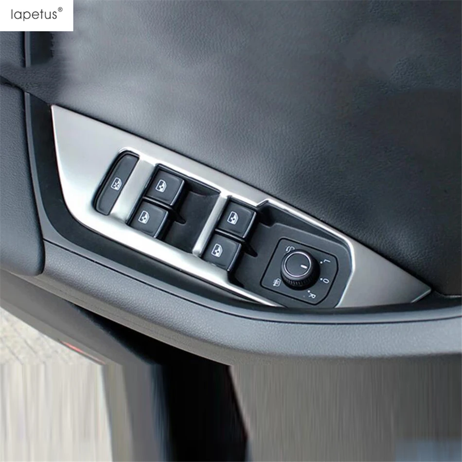 Central Control AC Air Conditioning Panel / Door Speaker / Window Lift Button Cover Trim Accessories For Skoda Kodiaq 2017 -2023