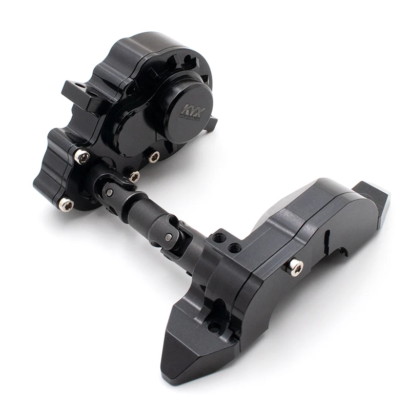 KYX Racing CNC Aluminum Front Transmission Gearbox & Front Servo Mount & Battery Tray for RC Crawler Car Traxxas TRX4 TRX6