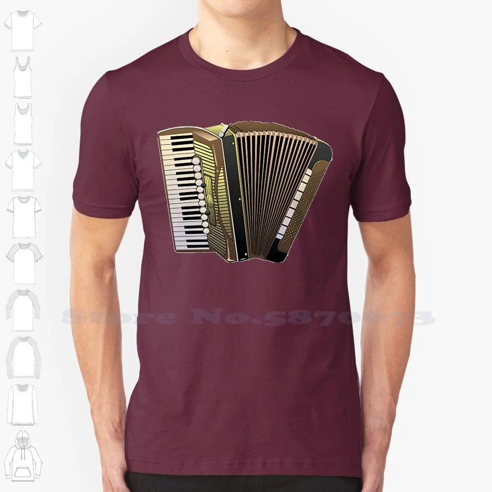 Hip-Hop Simple Splicing Tee Tops Shirt Accordion Music T Shirt For Men Women Boys Girls Tees Kids