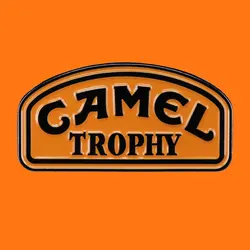 CAMEL Trophy Cross Adventure Metal Brooch Ba kpack Hat Bag Decorate Badges Send Friend Fans Boutique Enamel Pins