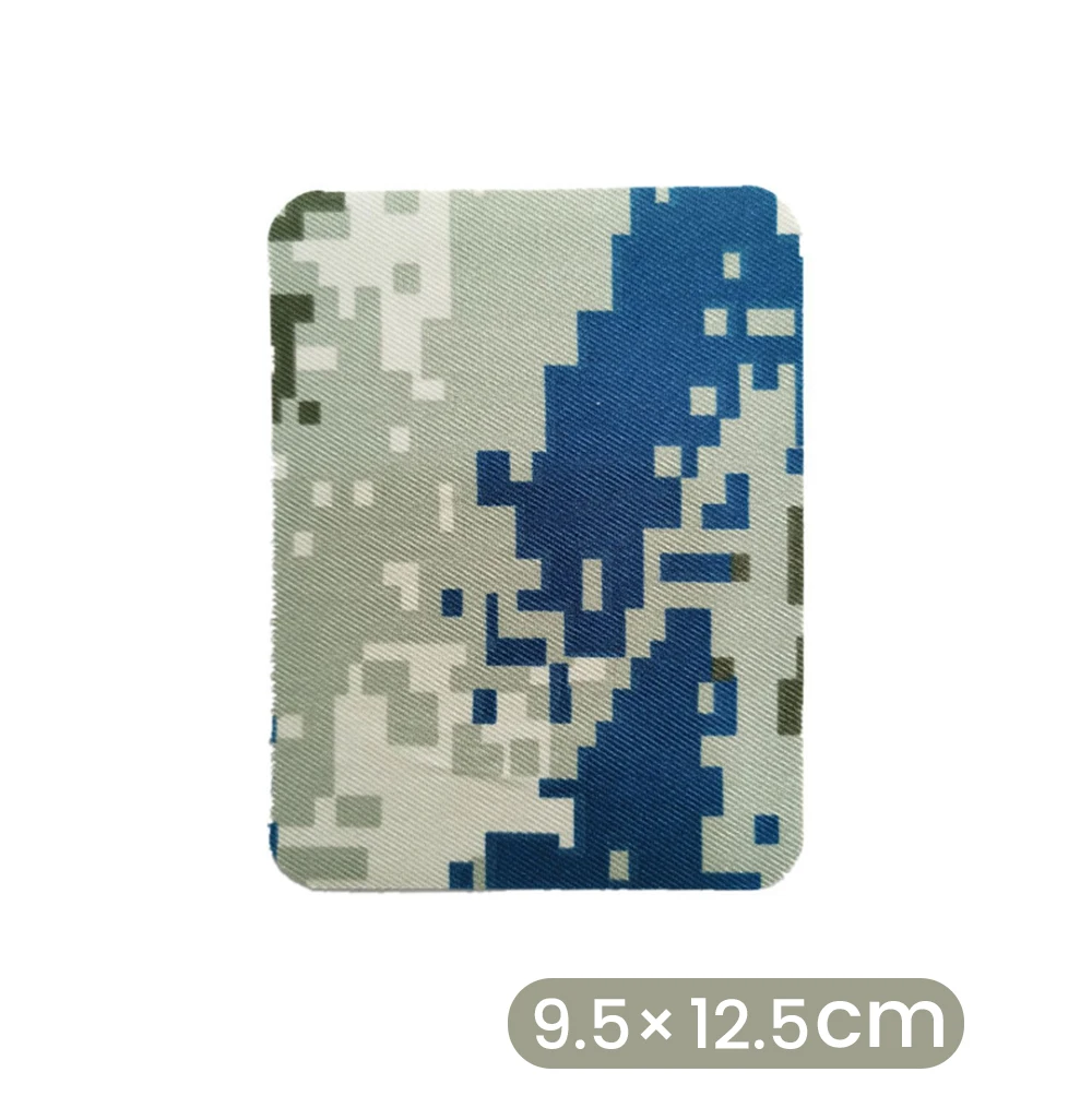 1PC Oval Quadrat 9,5*12,5 cm 11*14cm Hot Melt Kleber Camouflage Kleber Bügeln Patch imitation Denim Nähen Knie Ellenbogen DIY Kleidungsstück – Detail 6