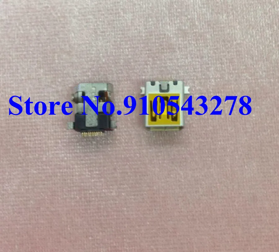 2PCS/Nuovo Argento per GoPro HERO 3 3 + HERO3 HERO4 HERO 4 Mini Dati Porta USB di Ricarica connettore