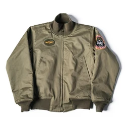 Bronson Mfg Co Taxi Driver Tanker Jacket Khaki Army Winter Tank Combat Outerwear