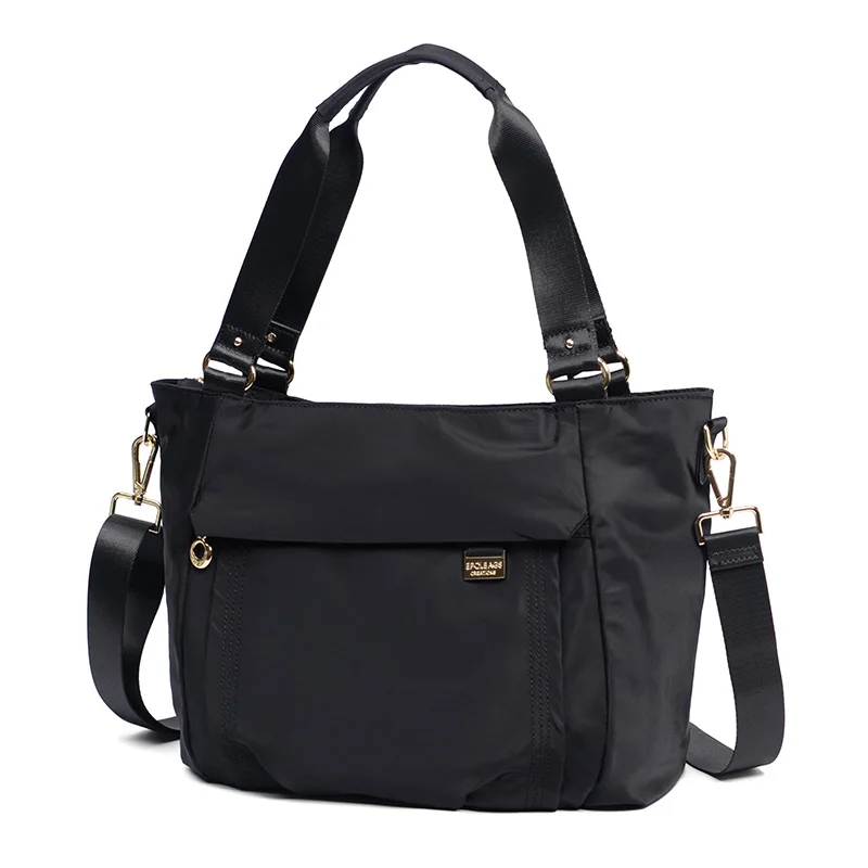 Fouvor 2023 Summer New Fashion Canvas Handbag for Women Casual Lager Zipper Oxford Messenger Bag 6013-01