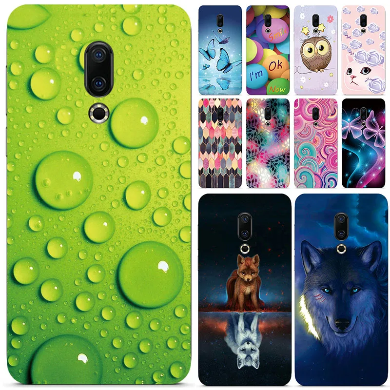 Case for Meizu 16 Luxury and Fashion Cover Silicone Soft TPU Protective Phone Cases Coque