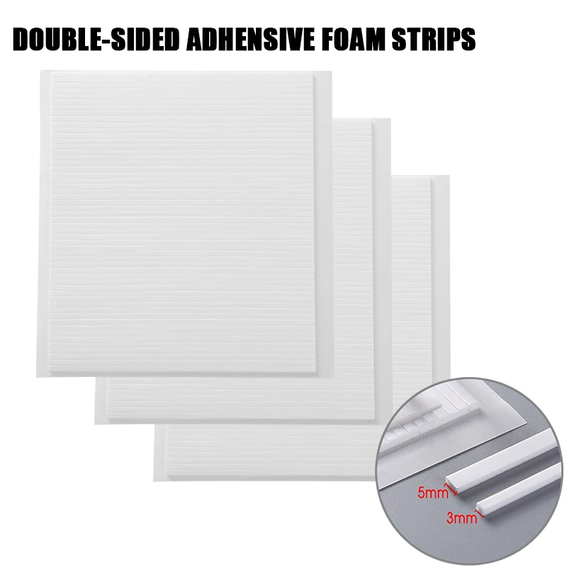 

13.8cm Length Double-sided Adhesive Foam Sticker Strips For Creating Shaker Cards Or Adding Dimension To Your Projects