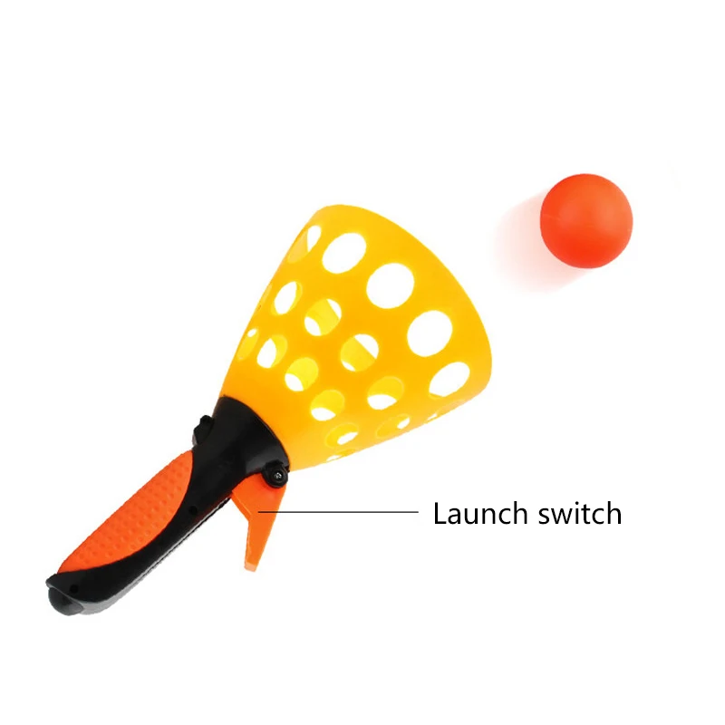 1 Pairs Garden Outdoor Sports Traning Game Toy Double Launch Throw Catch Ball Set Parent-Child Interactive Toys Bouncing Ball