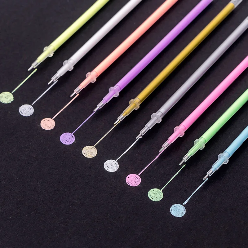 9 PCs Hand Account Highlights Refill 9 Colors Highlight Alternative Core Students Highlight Refill Alternative Core Wholesale