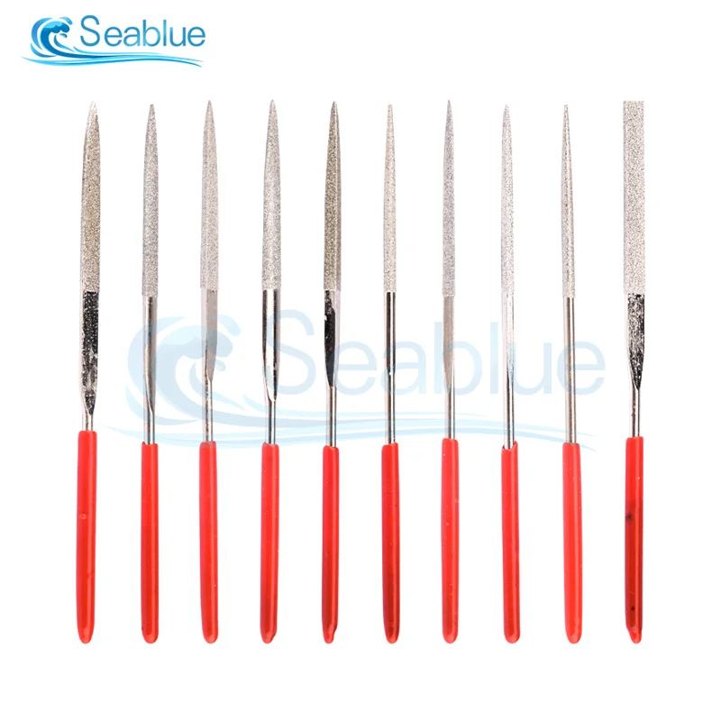 10/5pcs Diamond Mini Needle File Set Handy Tools Ceramic Crafts DIY Wood Rasp File Needle Jewelry Polishing Carving Diamond File