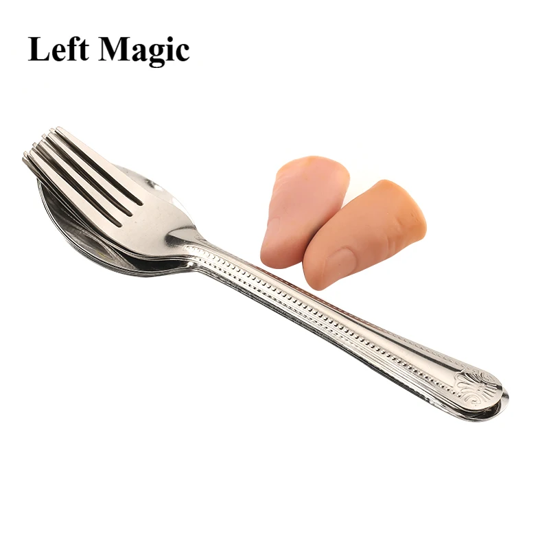 Mani Spoon and Fork (DVD+GIMMICK) Magic Tricks Appearing Magie Close Up Illusion Gimmick Props Mentalism