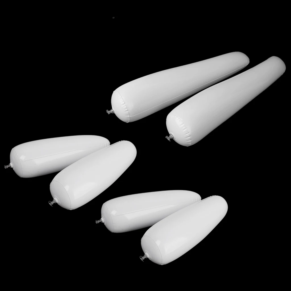 3 Pairs White Inflatable Shoes Stretcher Boots Insert Shaper 50cm 32cm