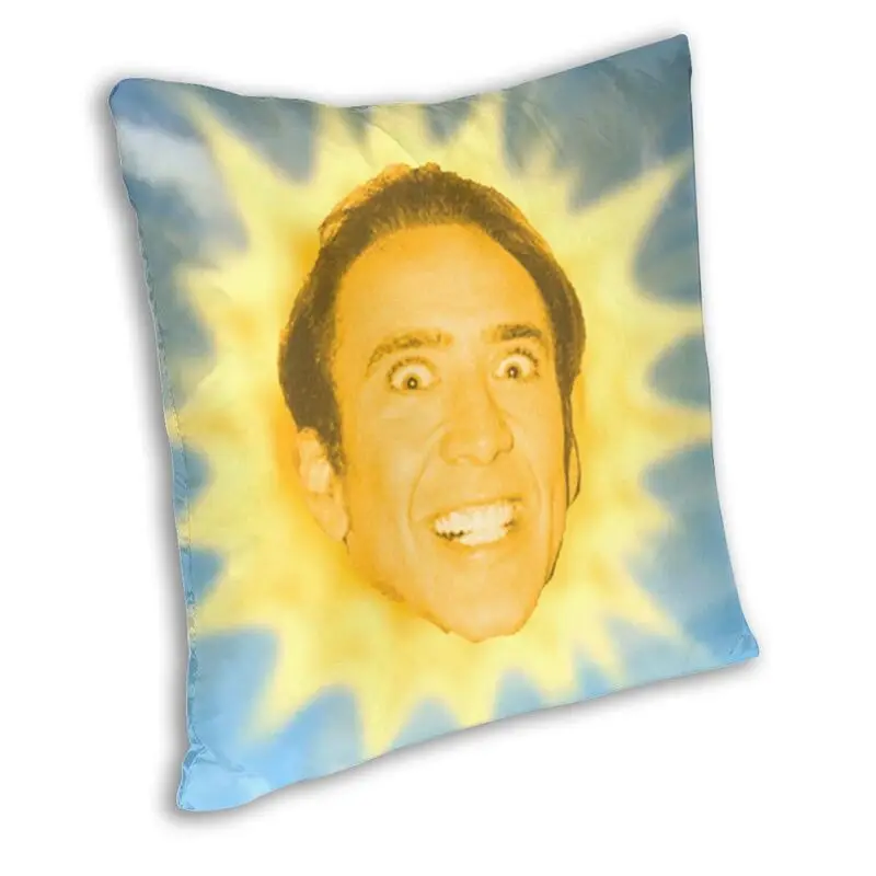 Nicolas Cage Sun Cushion Cover Sofa Home Decorative Filmmaker Square Pillow Cover 45x45cm