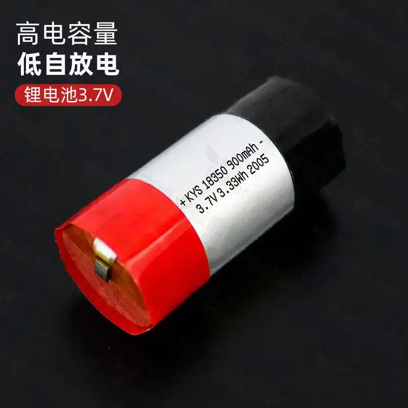 Cylinder factory 18350 3.7 V 900 mah 3 a pure cobalt material 17350 16350 8 a discharge rc toys power and durable