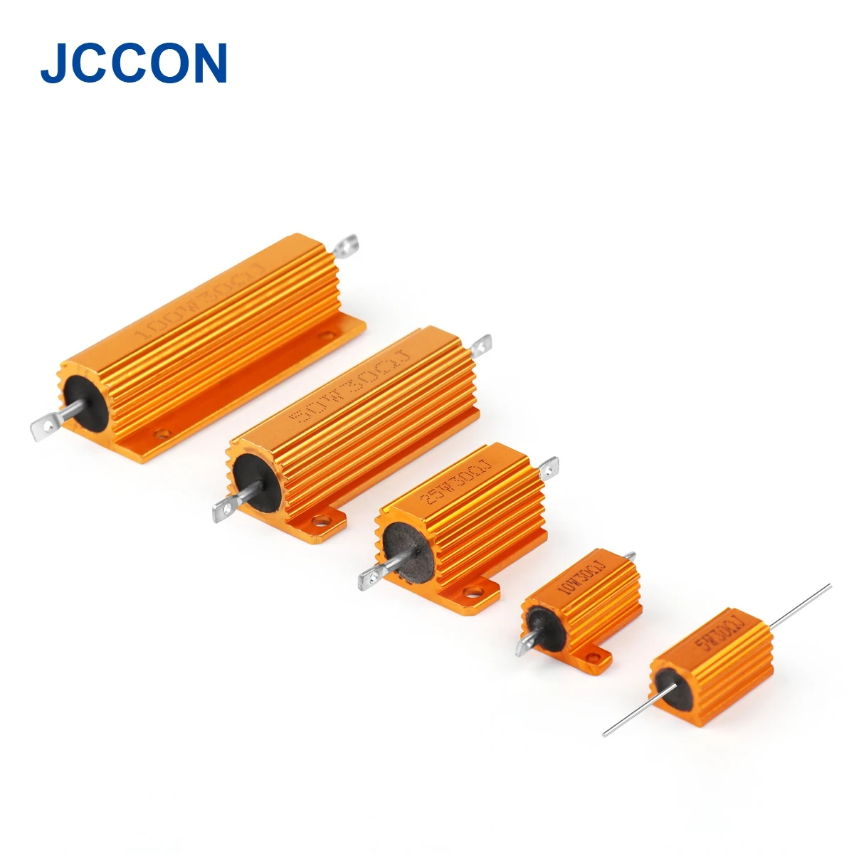 2Pcs 10W 25W Aluminium Power Metall Shell Drahtwiderstand RX24 0,1 R ~ 10K 1 2 3 5 6 8 10 20 100 150 ohm Gold Widerstände