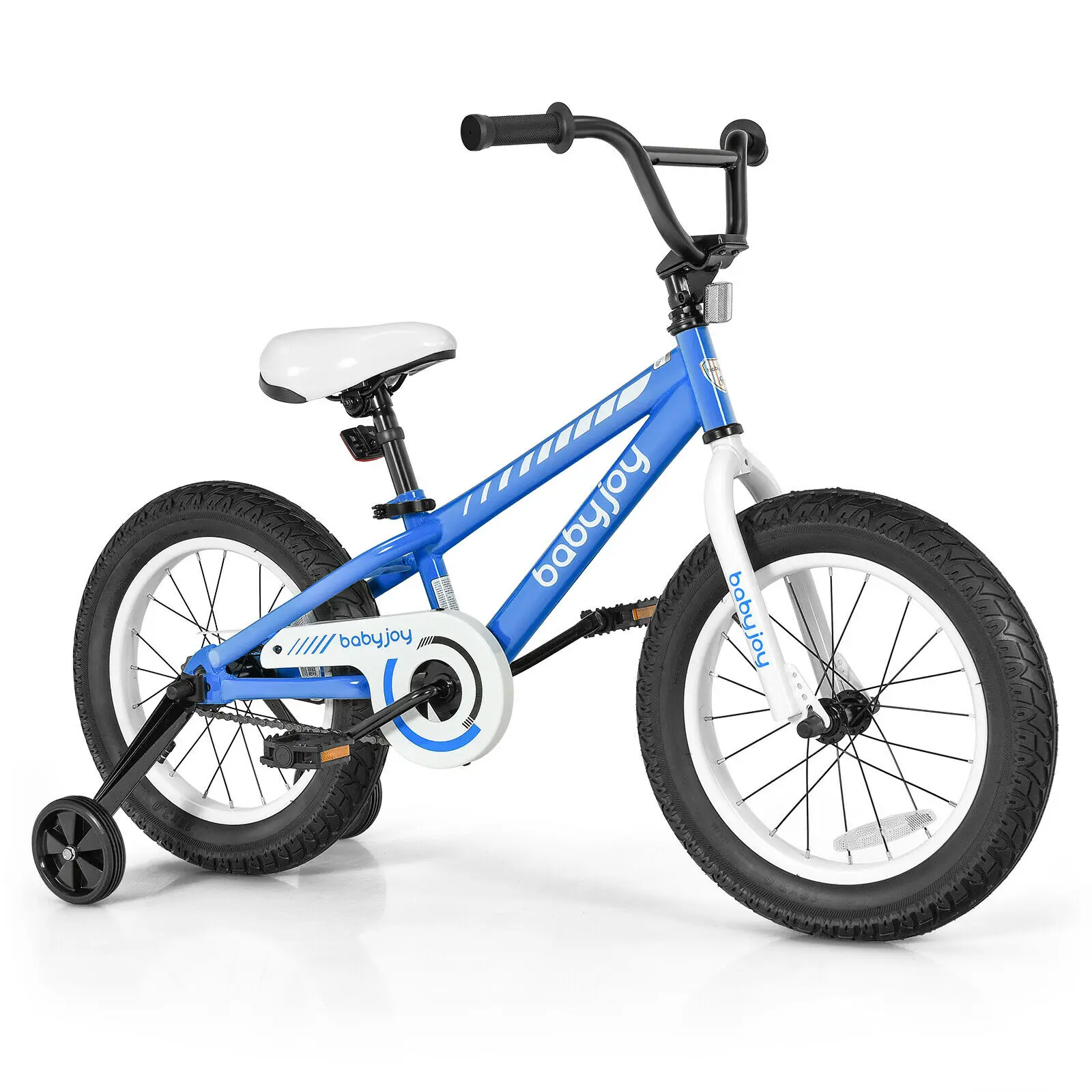 Babyjoy 16 "crianças bicicleta com rodas de treinamento para 5-8 anos de idade meninos meninas ty328026bl