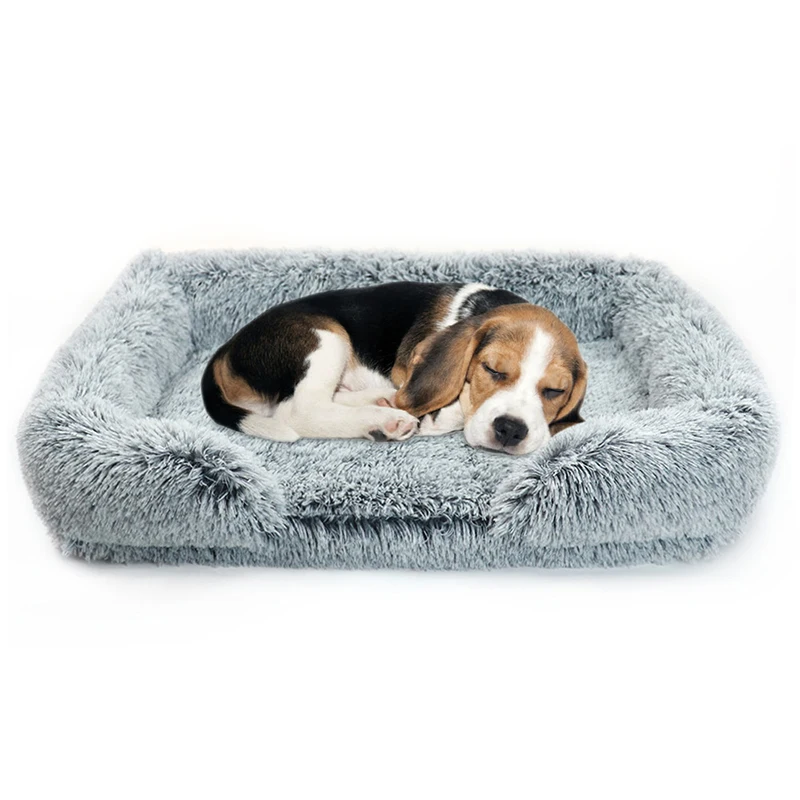 

Large Soft Fleece Nest for Pets, Warm Bed, Cozy House, Basket Mat, Waterproof Kennel, Chew Proof, 4 Colors