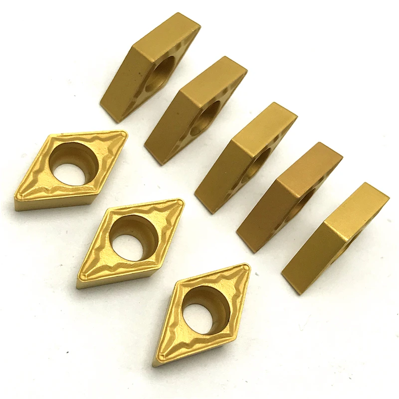 Imagem -05 - Carbide Insere Ferramenta de Torneamento Interno Ferramenta de Torno de Metal de Alta Qualidade Torno Cnc Dcmt070204 Dcmt11t304 Dcmt11t308
