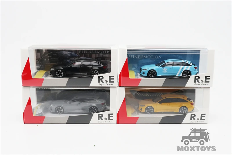 Refine Emotion RE 1:64 RS6 Avant RS C8 GRAY Resin Car