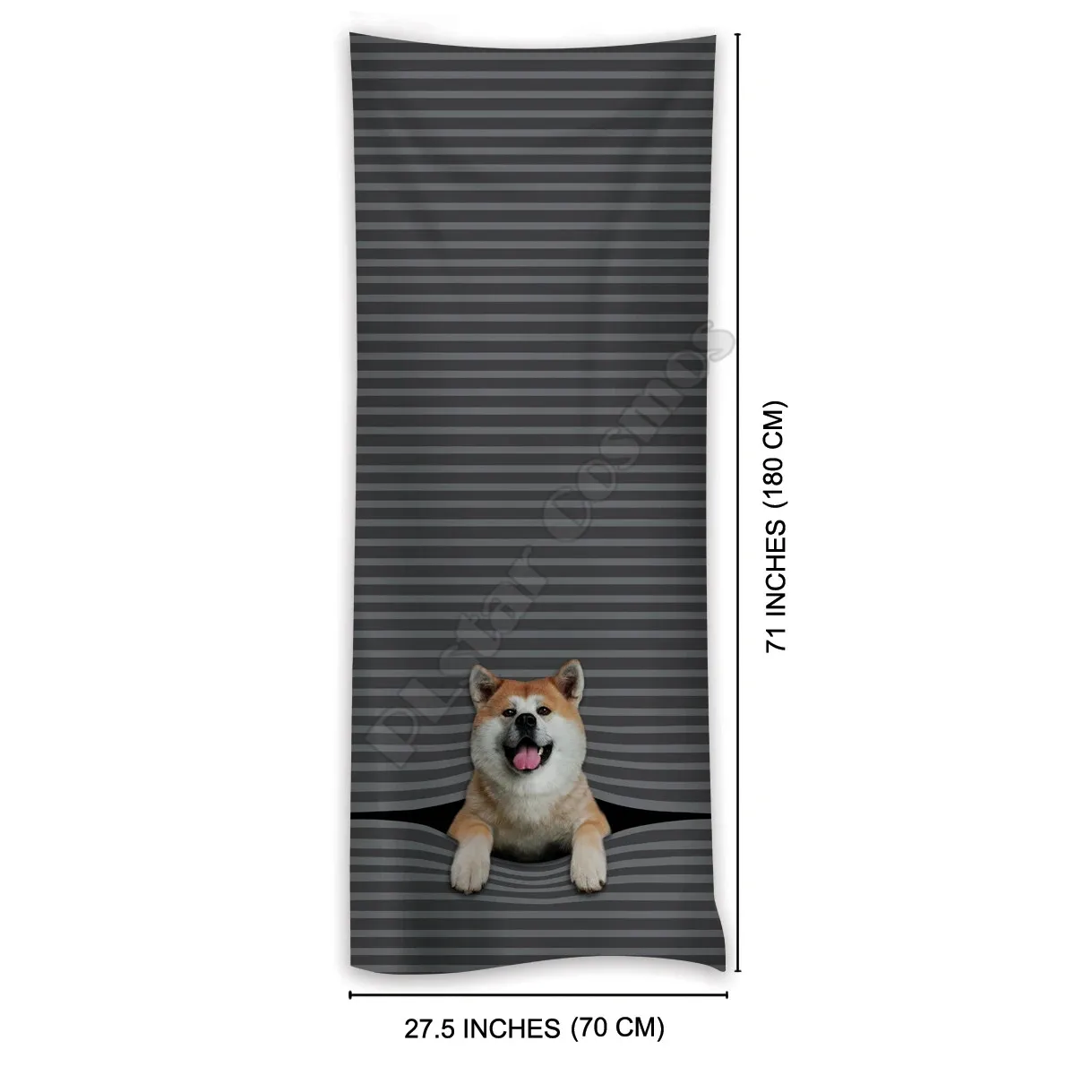 Рисунок 6 - Теплая шаль Airedale Terrier с 3D принтом