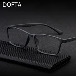 DOFTA-gafas ultraligeras TR90 para hombre, lentes para miopía óptica, de plástico, graduadas con titanio, 5196A