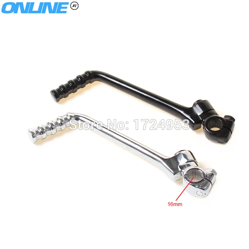 

Universal motorcycle kick start starter lever 16mm shaft for 110cc 125cc 140cc 150cc 160cc BOSUER dirt bike pit bike