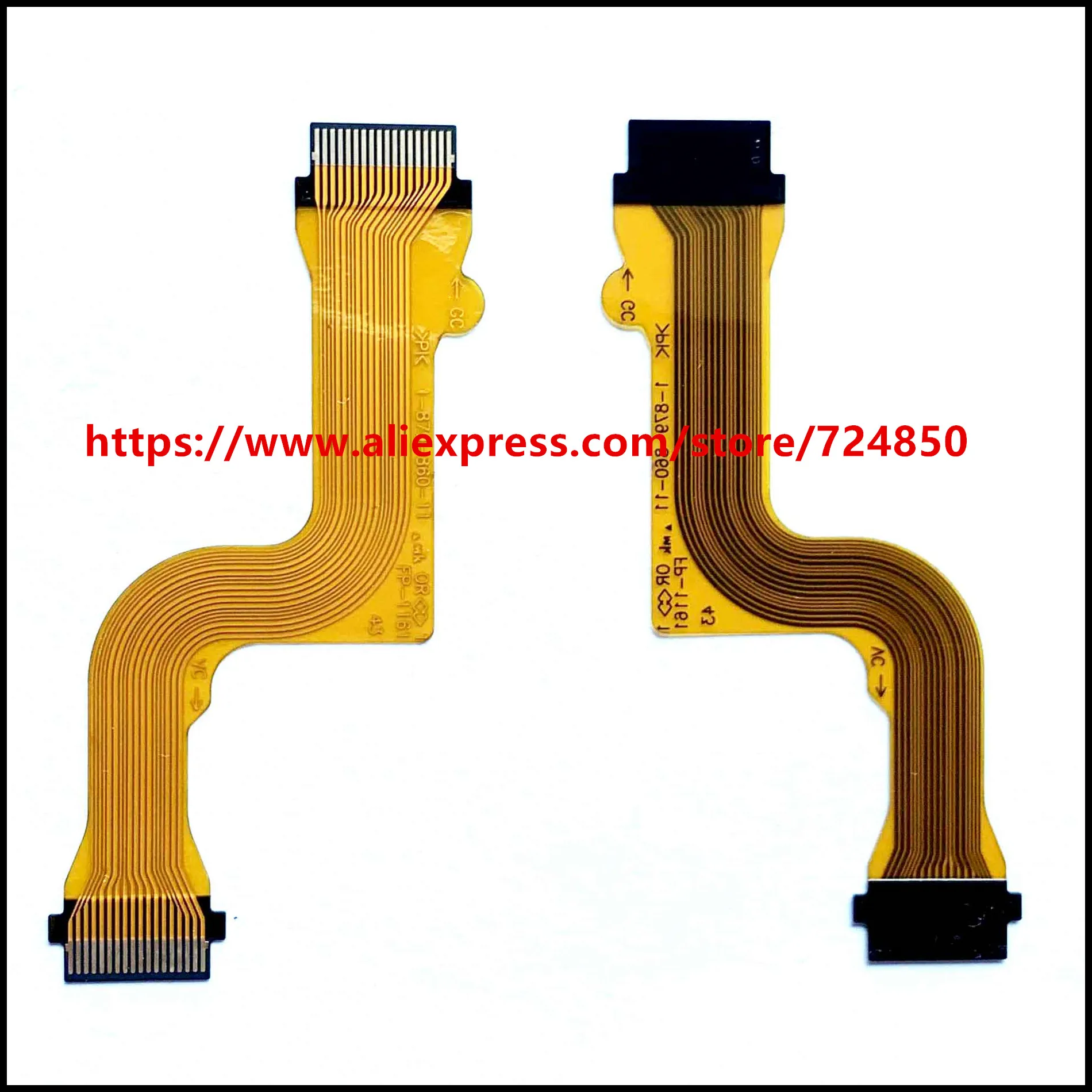 Nuevo eje giratorio LCD Flex Cable Sory AX2000E pieza de reparación de cámara Digital