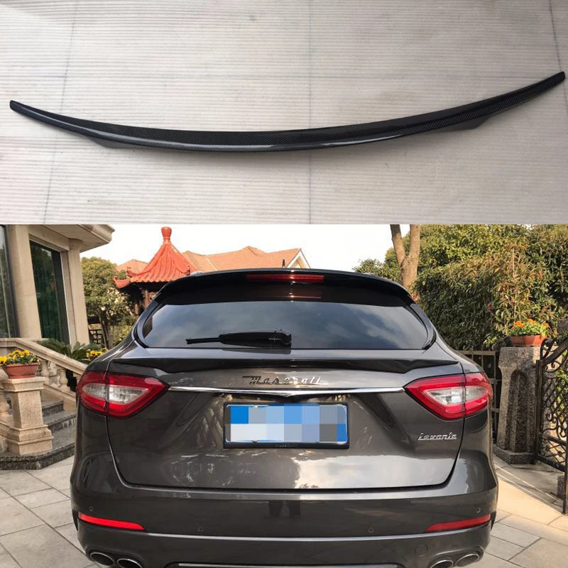 

Carbon Fiber Rear Lip Middle Spoiler Window Wing for Maserati Levante S Sport Utility 4 Door Hatchback 2016 - 2017