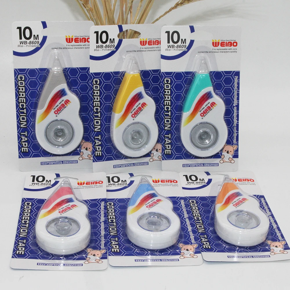 8609 White Out Corrector Correction Tape Promotional Gift Stationery School Office Supply