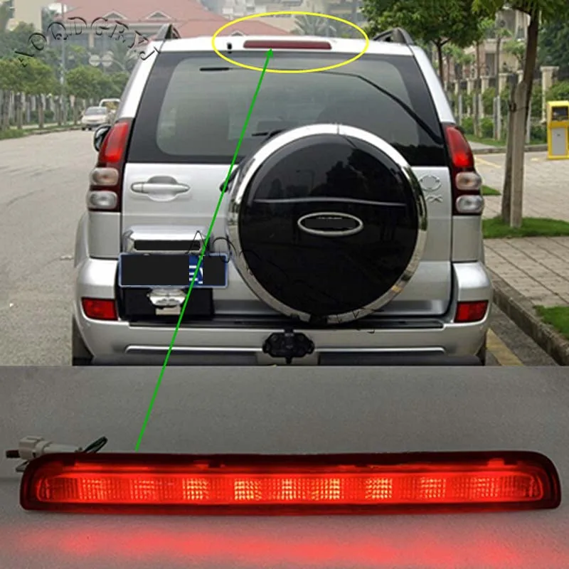 3rd Third Brake Tail Light Lamp for TOYOTA Prado FJ120 LC120 2003-2009 Roof Mount Factory Style