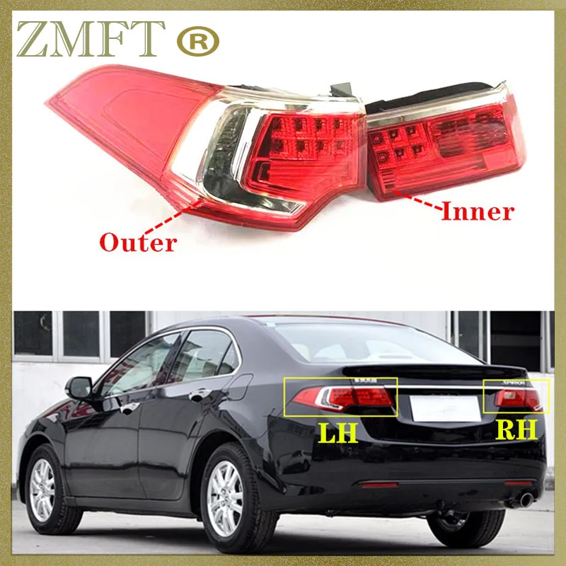 Car Rear Bumper Tail Lamp Tail Light For HONDA SPIRIOR For ACCORD Europe CU2 CU1 2013 2014 Brake Stoplight