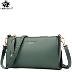 Ladies Mini Clutch Bag Fashion Crossbody Bags for Women Multi-pocket Shoulder Bag Female Brand Leather Handbag Designer Sac