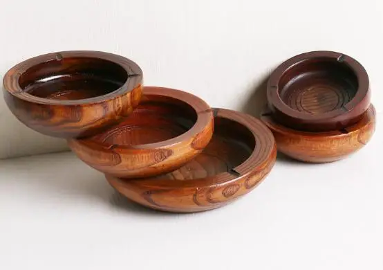 

Environmental fashion creative ashtray new gift modern style wooden ashtray