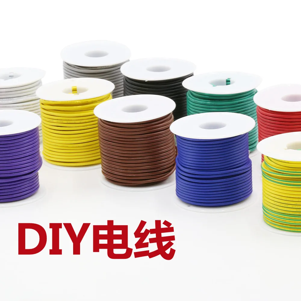 50 meters flexible high temperature resistant silicone wire 12awg 13 14 15 16 17 18 20 22 high quality silicone cable