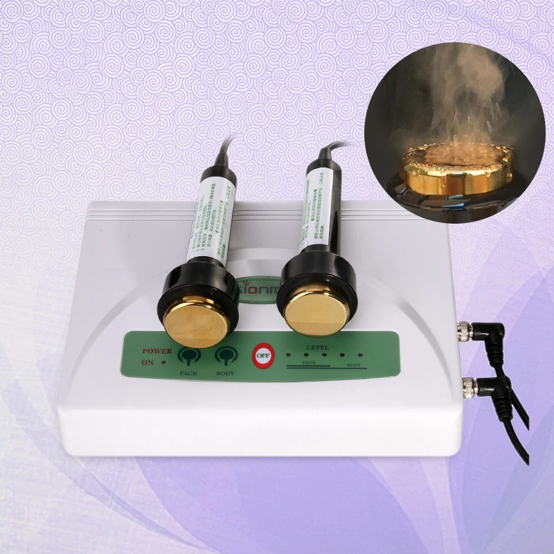 

Vibration instrument beauty instrument Titanium ultrasonic import and export beauty instrument Double head beauty instrument