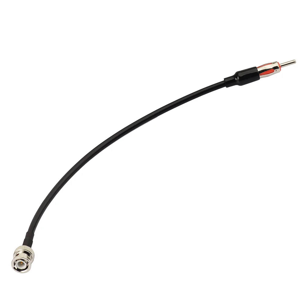 Superbat-BNC Plug para AM/FM Macho-Car Radio Antena Connector, RG58 cabo de extensão coaxial, 12 pol, 30cm