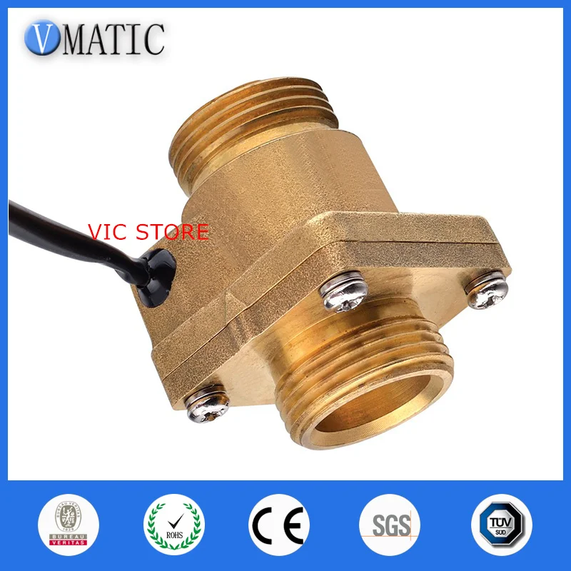 Free Shipping VC4050 Electronic Water Heater Male Thread Brass Material Liquid Flow Switch