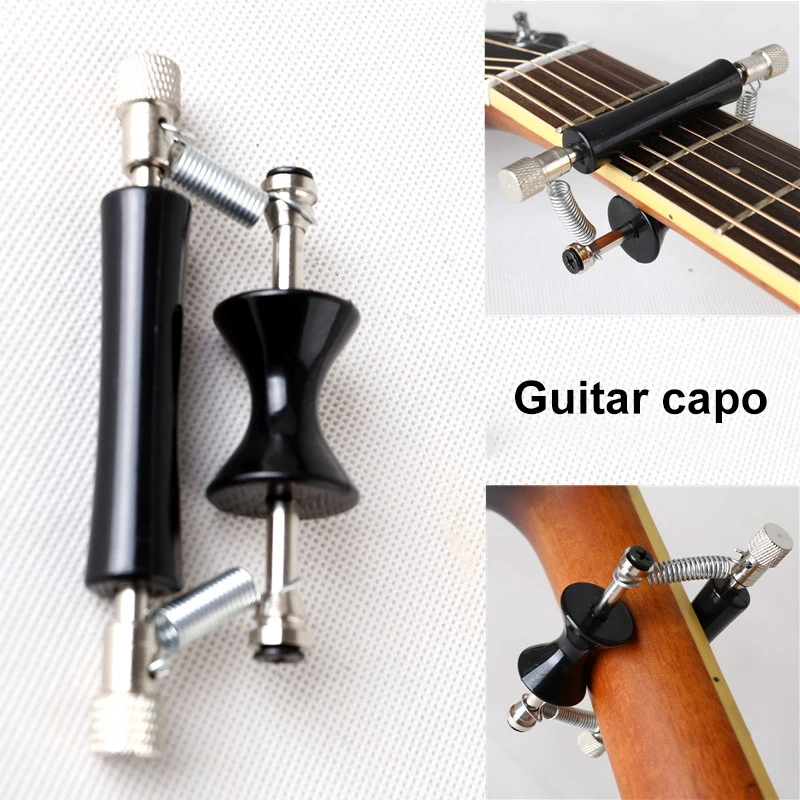 Outdoor Portable Guitar Capo Sliding Mobile Capo Transpose Electric Guitar Folk Guitar Universal Outdoor Music Accessories