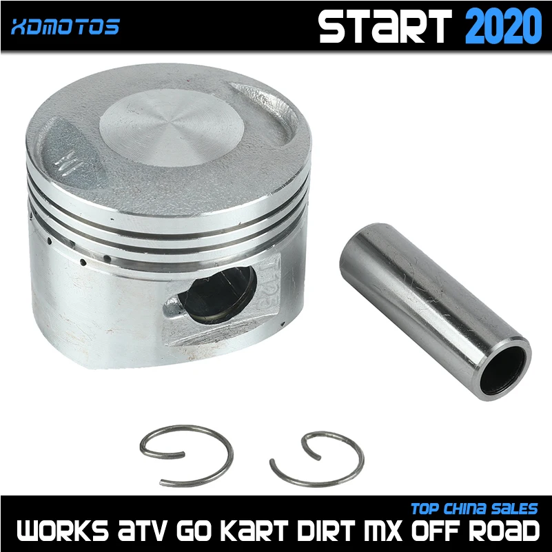 Motorcycle 52.4mm Piston 14mm Pin Piston Set  For Lifan 125cc Air/Oil cooling Horizontal engines Dirt Pit Bike ATV Quad Parts