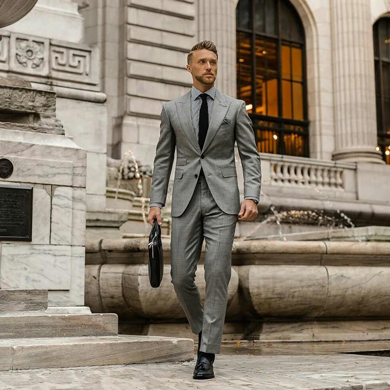 Custom Best Degli Uomini di Usura Dello Sposo di Smoking Groomsman Vestiti Mans Suits Per La Cerimonia Nuziale Cena Vestiti di Affari Si Adatta Alle Due Pezzi (Giacca + pantaloni)