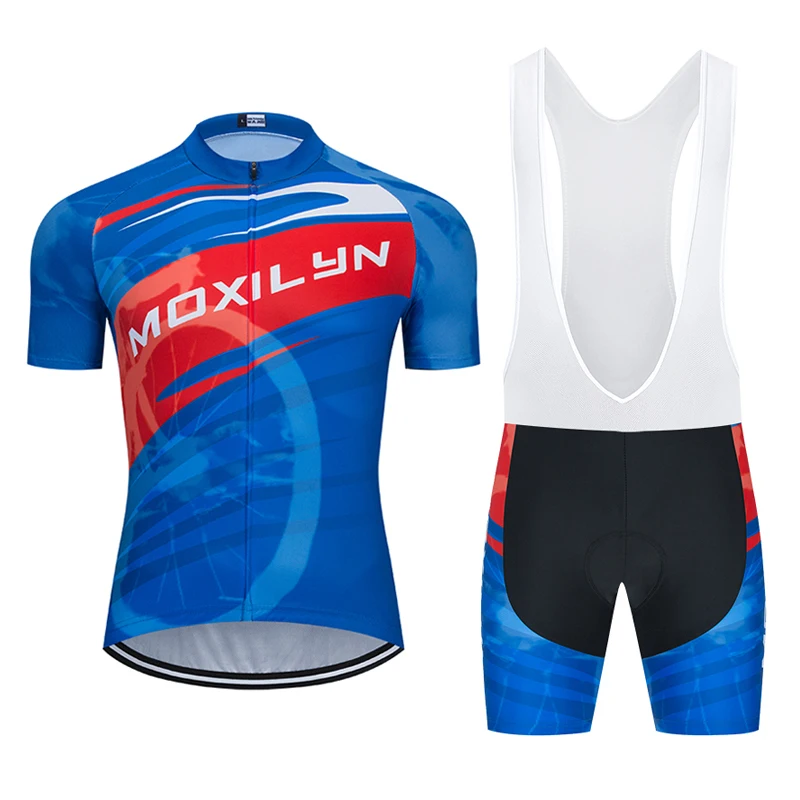 Moxilyn 2020 Mens Black Cycling Clothing MTB uniform Bike Wear Cycling Jersey Short Set Ropa Ciclismo Maillot Culotte