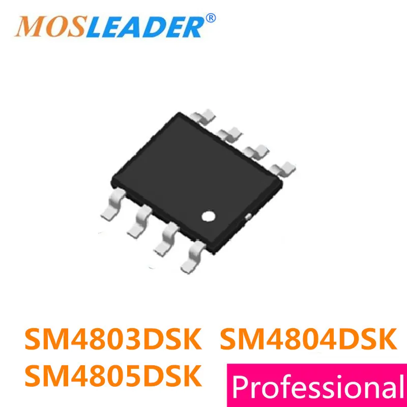 

Mosleader 100 шт. SOP8 SM4803DSK SM4804DSK SM4805DSK SM4803DS SM4804DS SM4805DS SM4803 SM4804 SM4805 Dual N-Channel 30V