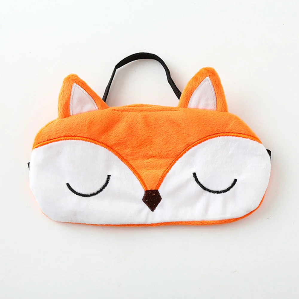 3D Animal Dog Tiger Fox Eye Mask Soft Lightproof Sleeping Eye Covers for Woman Man to Sleep Better for Travel Nap Rest Masks