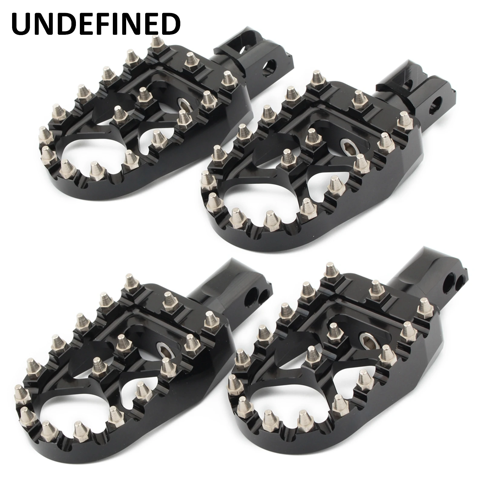 MX Wide Foot Pegs Motorcycle Front Rear Footrests Black Chrome For Harley Softail Breakout Fat Bob Slim FLFB FLHC FXBB 2018-2021